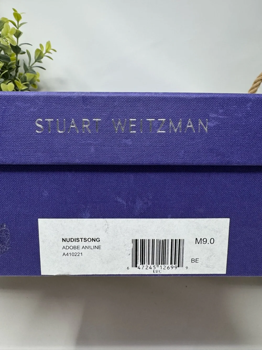 Stuart Weitzman Nudist Ankle-Strap Stiletto‎ 4” Heels Size 9M Elegant Designer